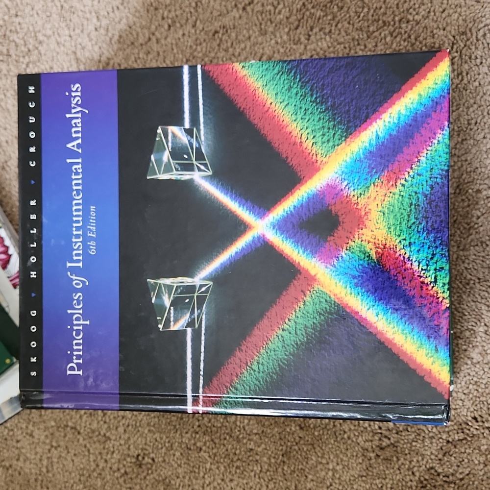 Principles of Instrumental Analysis by Skoog Holler and Crouch